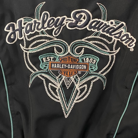 ‼️SOLD‼️Women’s Harley Davidson Riding Jacket Size Small - Picture 5 of 12